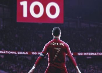 দ্বিতীয় ফুটবলার হিসেবে রোনাল্ডোর গোলের সেঞ্চুরি