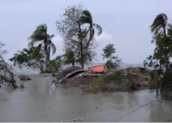 ভোলার সাগর উপকূলের ইউনিয়ন ঢালচর জলবায়ু পরিবর্তনে ক্ষতবিক্ষত