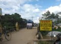 বাহুবলে ব্রীজে ঝুঁকিপূর্ন সাইনবোর্ড দিয়েই দায়িত্ব শেষ এলজিইডির!