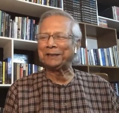 “No Going Back”,  A Talk from Muhammad Yunus