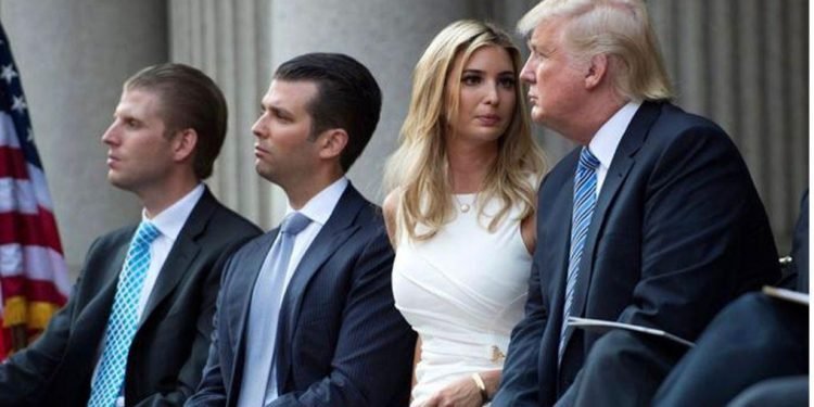 সমন জারি ছেলে-মেয়েসহ ডোনাল্ড ট্রাম্পের বিরুদ্ধে